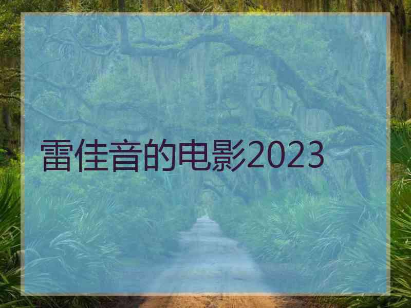 雷佳音的电影2023