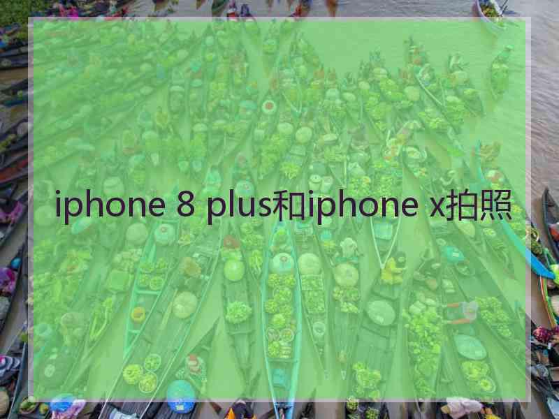 iphone 8 plus和iphone x拍照