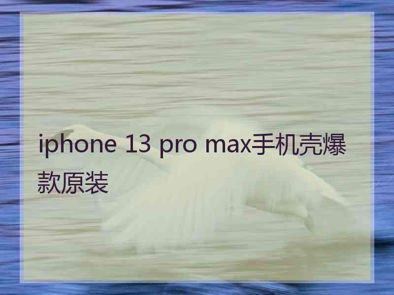 iphone 13 pro max手机壳爆款原装