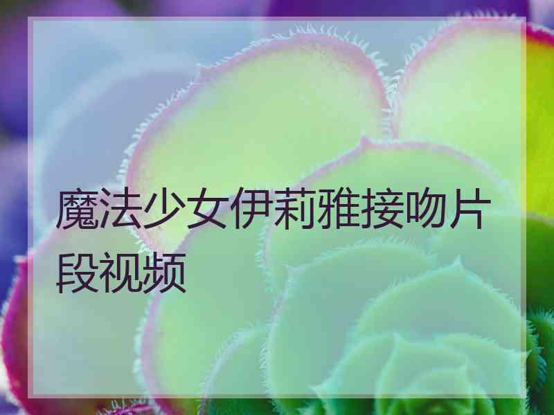 魔法少女伊莉雅接吻片段视频