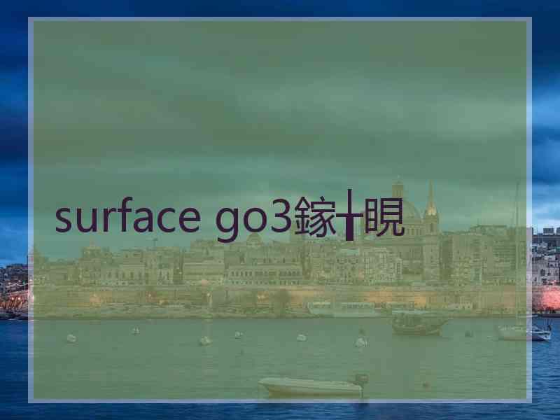 surface go3鎵╁睍