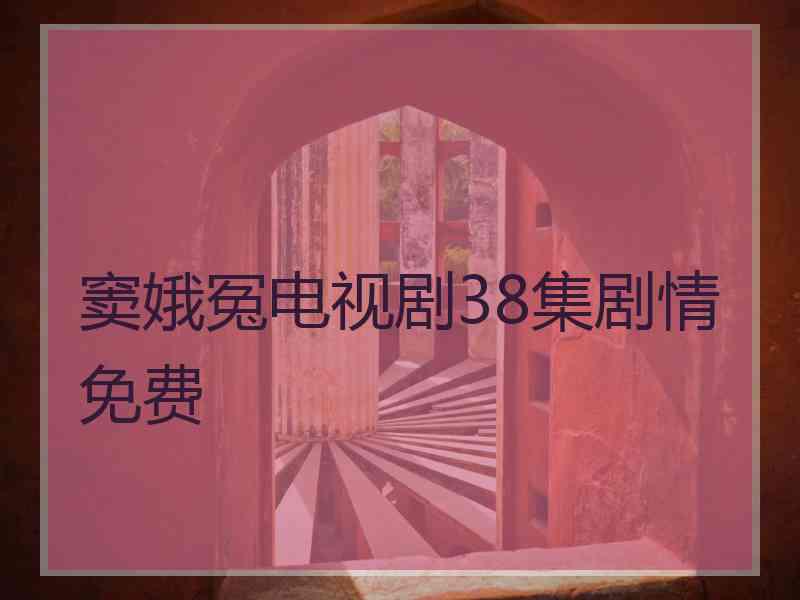 窦娥冤电视剧38集剧情免费