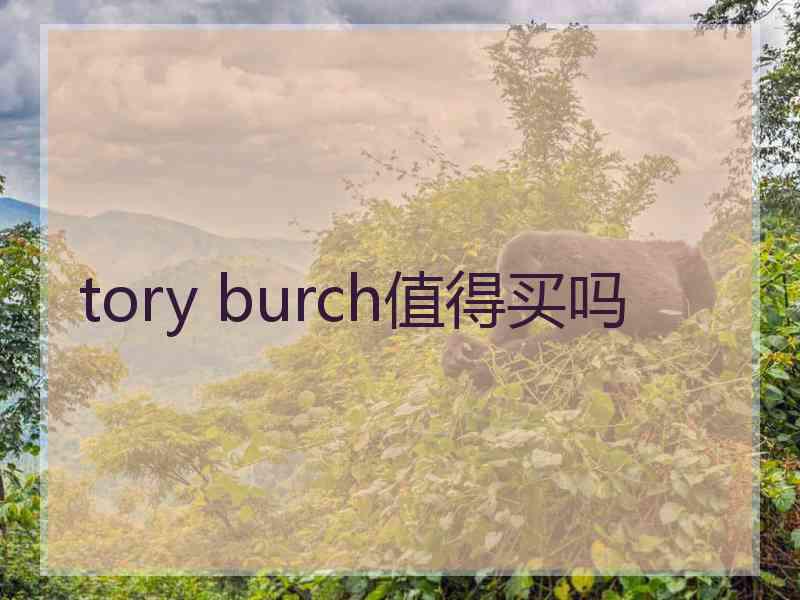 tory burch值得买吗