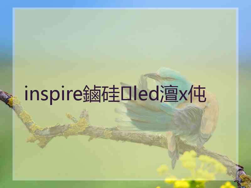 inspire鏀硅led澶х伅