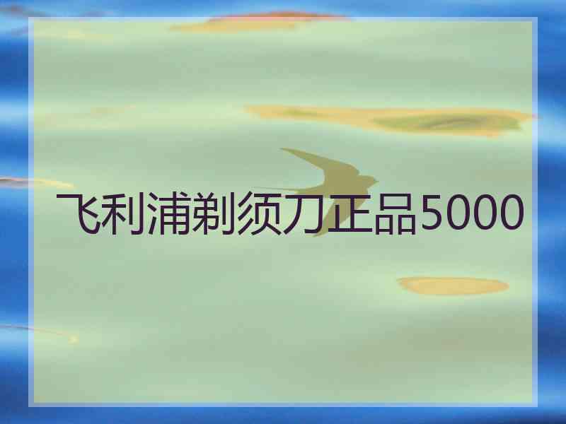 飞利浦剃须刀正品5000