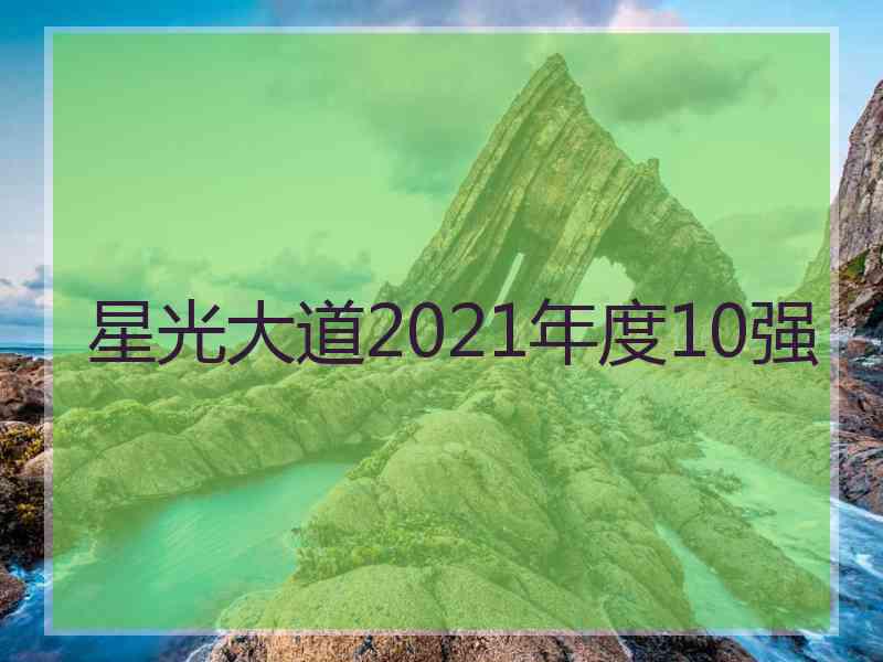 星光大道2021年度10强