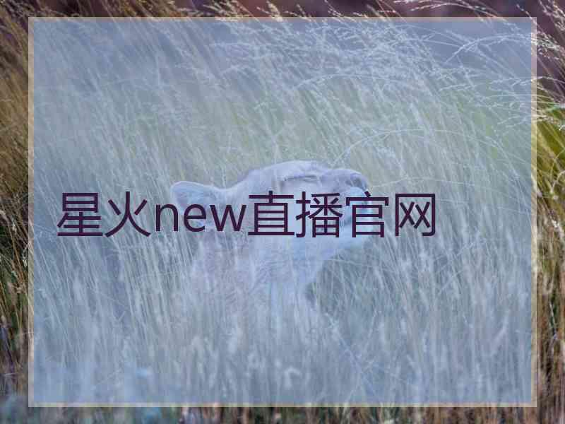 星火new直播官网