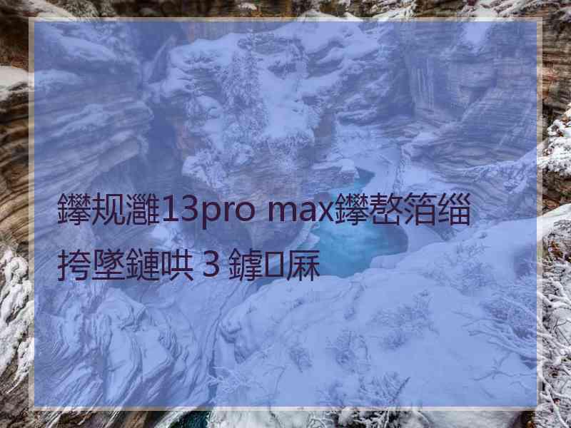 鑻规灉13pro max鑻嶅箔缁挎墜鏈哄３鎼厤