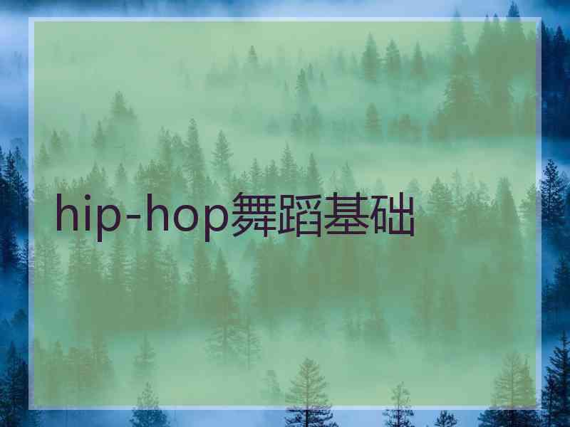 hip-hop舞蹈基础