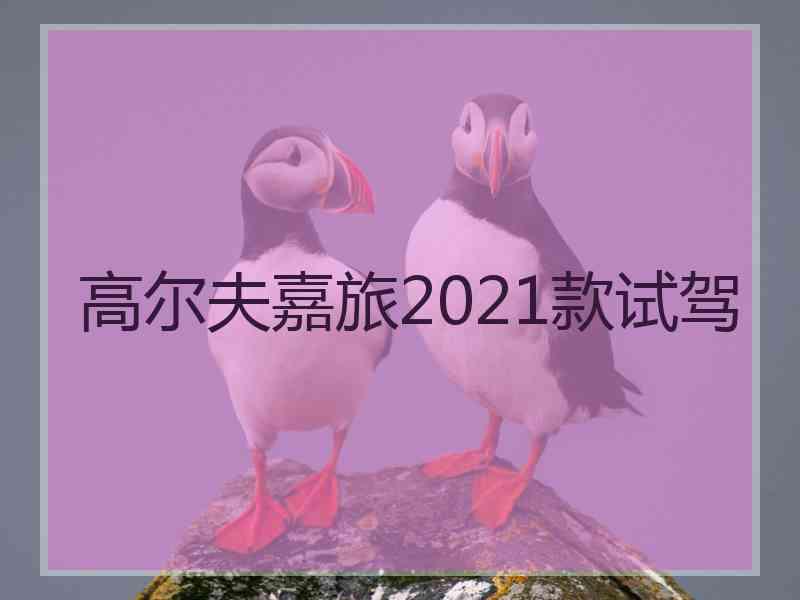 高尔夫嘉旅2021款试驾