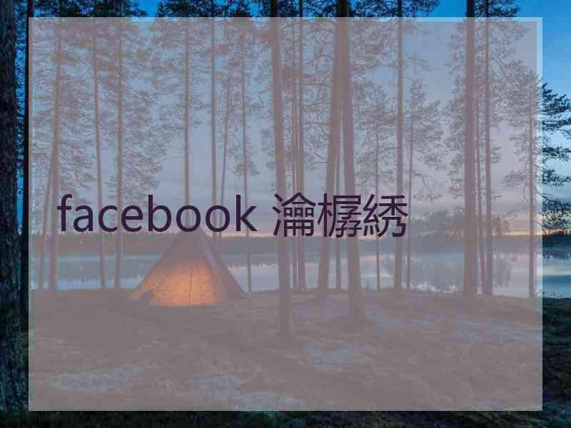 facebook 瀹樼綉