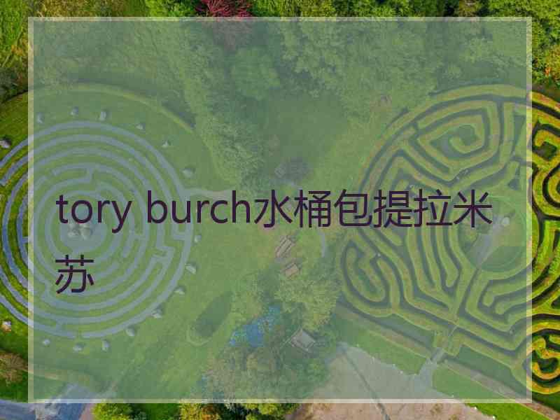 tory burch水桶包提拉米苏