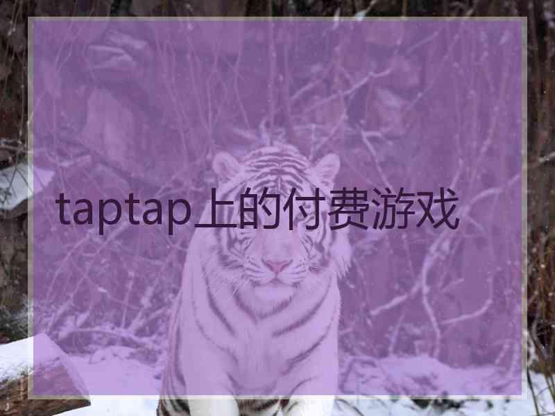 taptap上的付费游戏