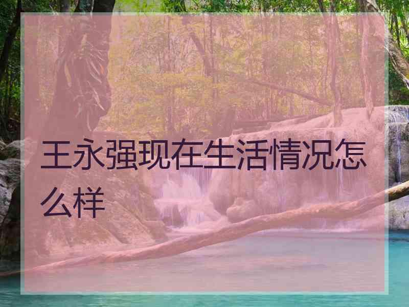 王永强现在生活情况怎么样