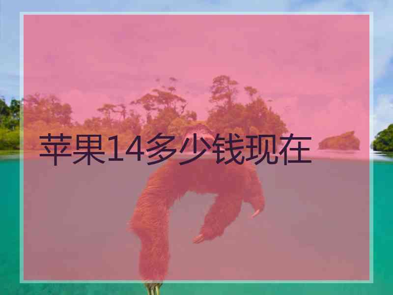 苹果14多少钱现在