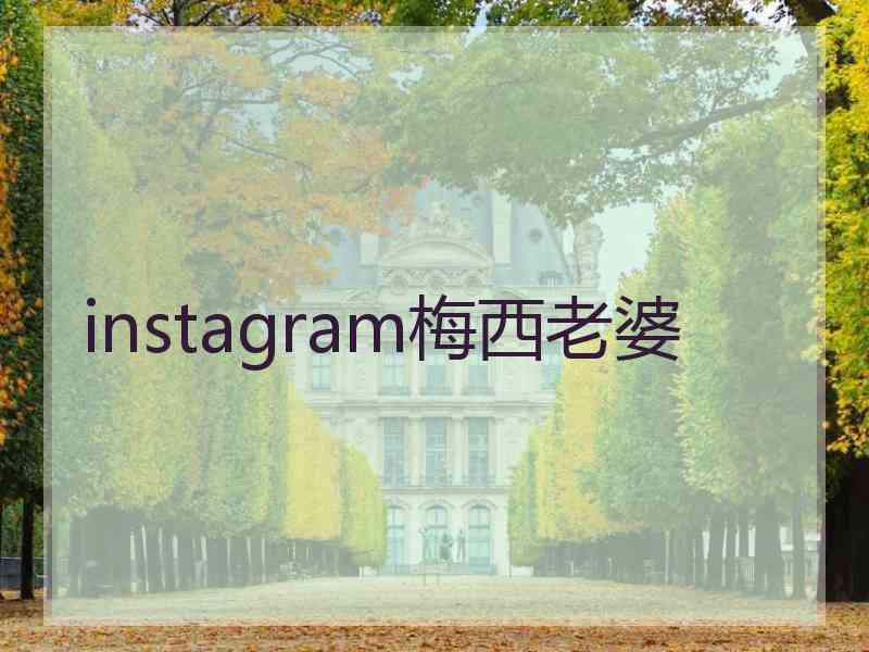 instagram梅西老婆