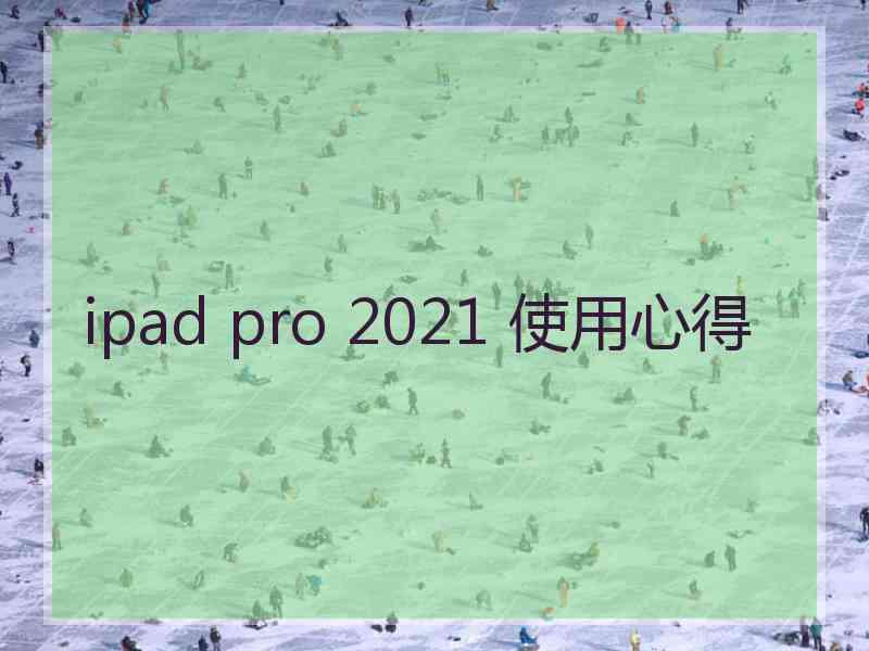 ipad pro 2021 使用心得