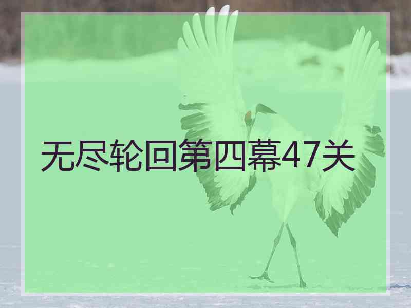 无尽轮回第四幕47关