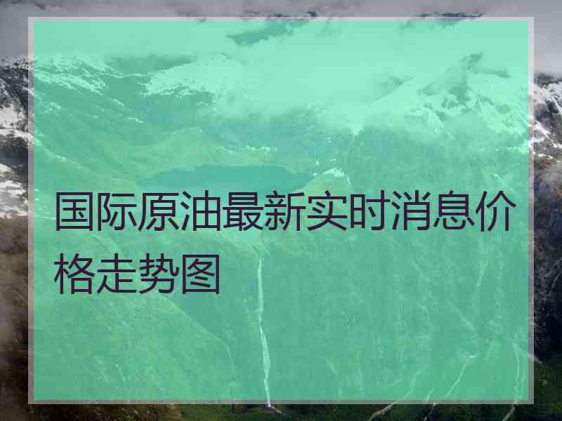 国际原油最新实时消息价格走势图