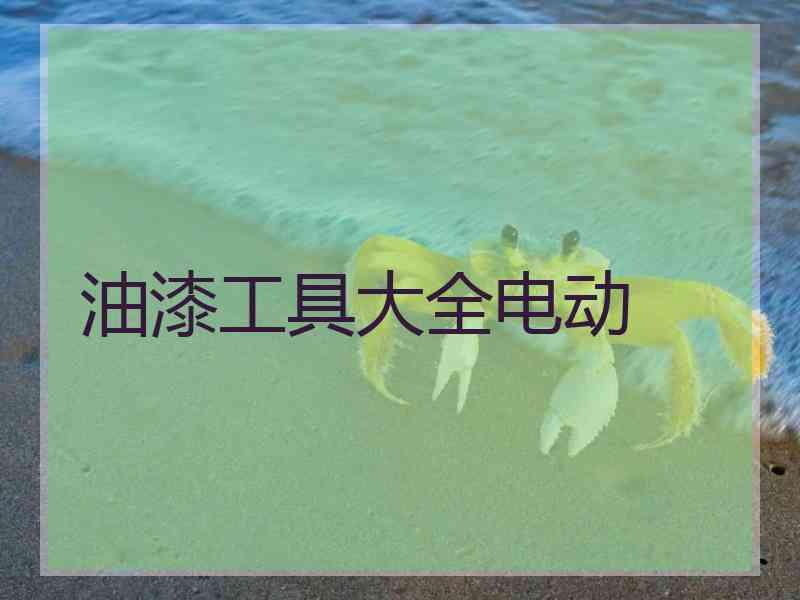 油漆工具大全电动