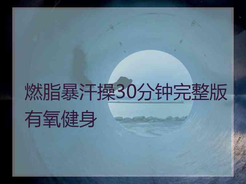 燃脂暴汗操30分钟完整版有氧健身