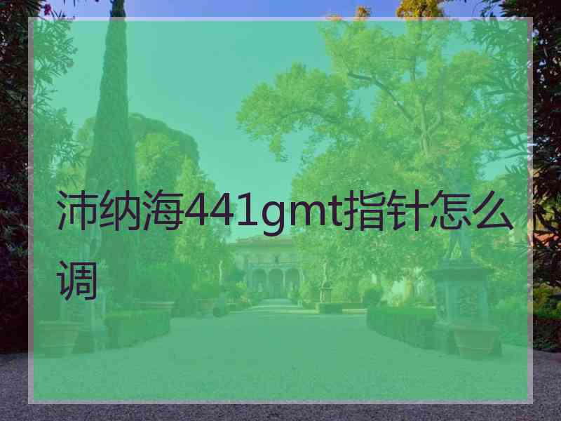 沛纳海441gmt指针怎么调