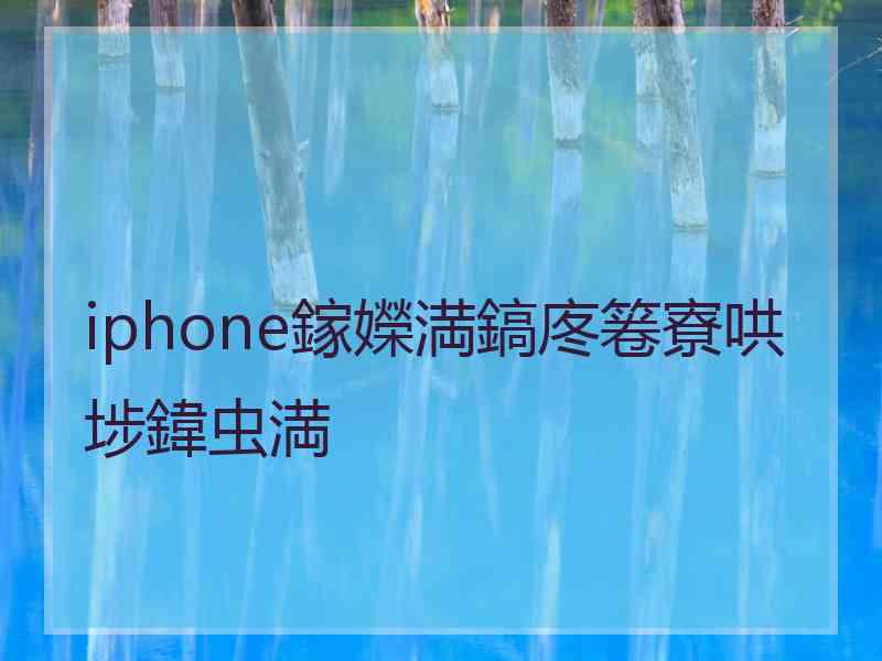 iphone鎵嬫満鎬庝箞寮哄埗鍏虫満