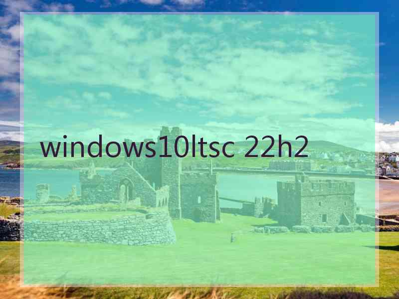 windows10ltsc 22h2