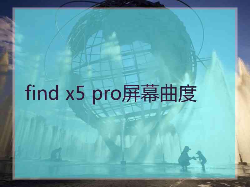 find x5 pro屏幕曲度