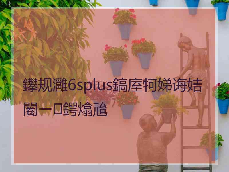 鑻规灉6splus鎬庢牱娣诲姞闂ㄧ鍔熻兘