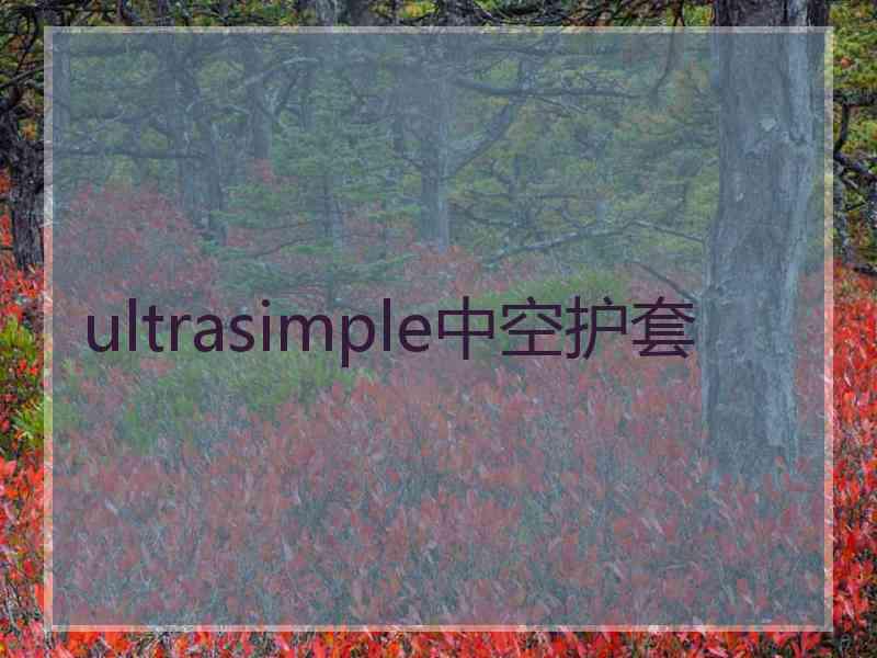 ultrasimple中空护套