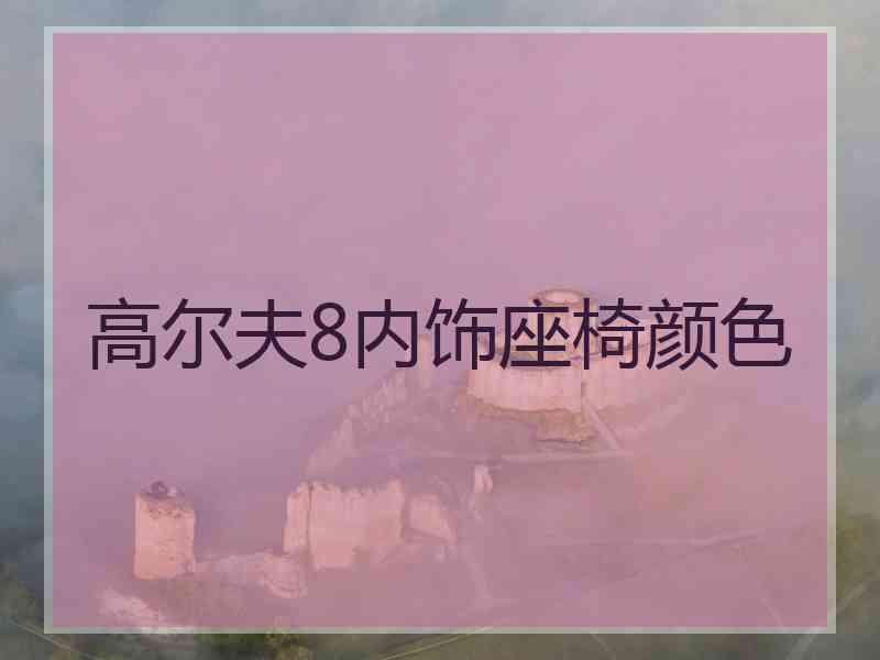 高尔夫8内饰座椅颜色