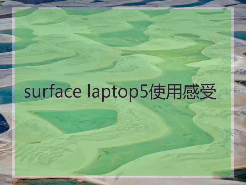 surface laptop5使用感受