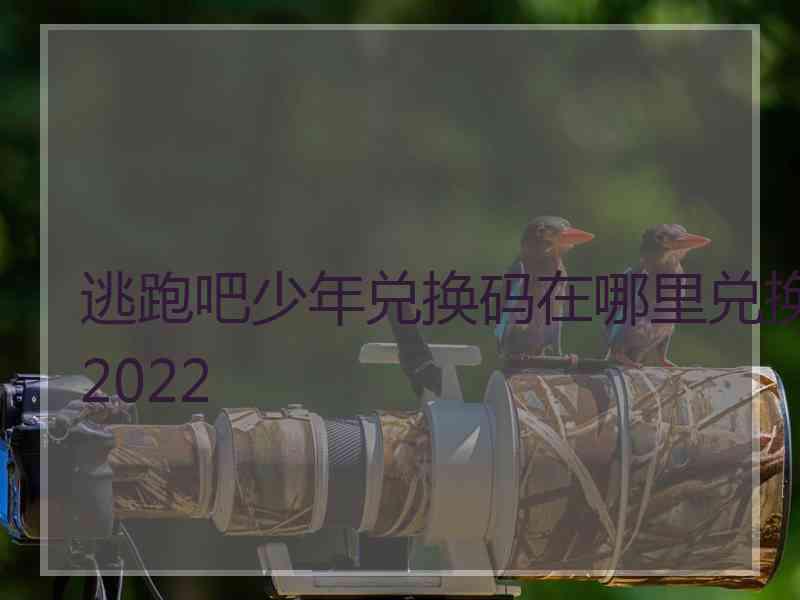 逃跑吧少年兑换码在哪里兑换2022