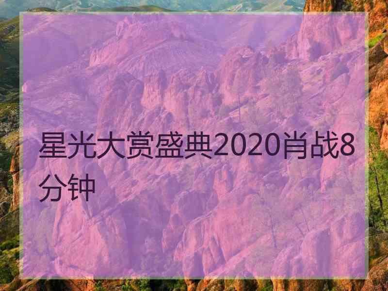 星光大赏盛典2020肖战8分钟