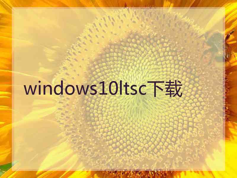 windows10ltsc下载