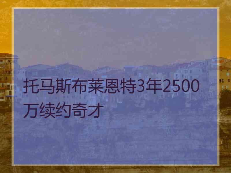 托马斯布莱恩特3年2500万续约奇才