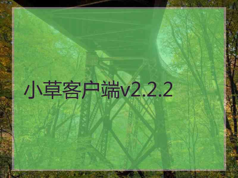 小草客户端v2.2.2