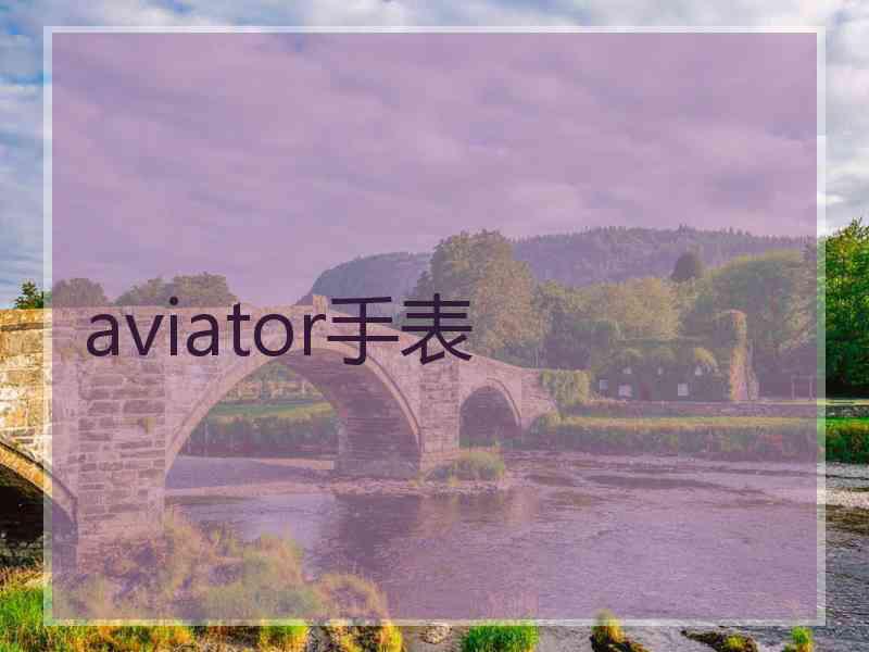 aviator手表