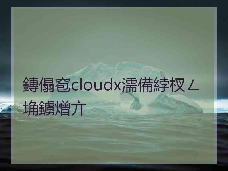 鏄傝窇cloudx濡備綍杈ㄥ埆鐪熷亣