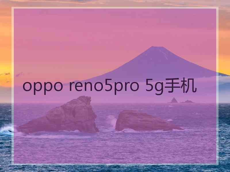 oppo reno5pro 5g手机