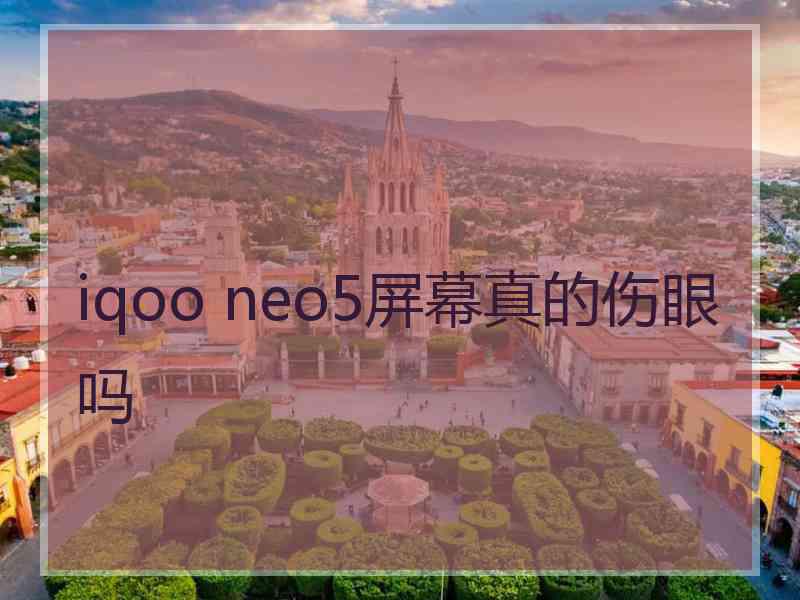 iqoo neo5屏幕真的伤眼吗