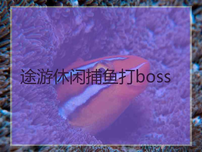 途游休闲捕鱼打boss