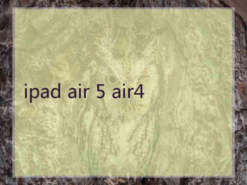 ipad air 5 air4