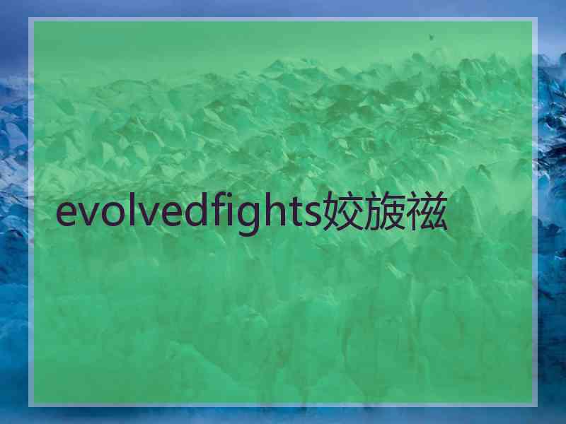 evolvedfights姣旇禌