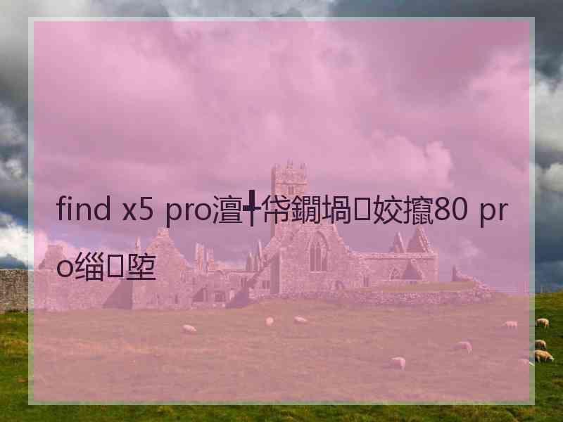 find x5 pro澶╃帒鐗堝姣攛80 pro缁埅