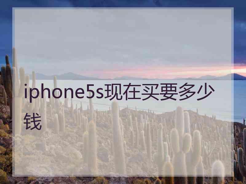 iphone5s现在买要多少钱