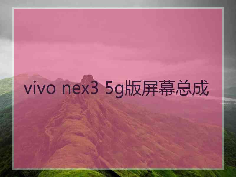 vivo nex3 5g版屏幕总成