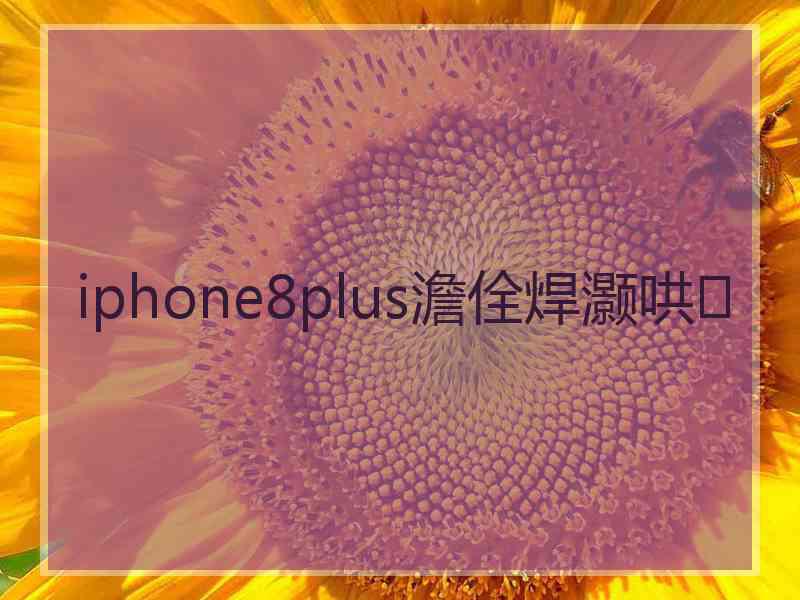 iphone8plus澹佺焊灏哄