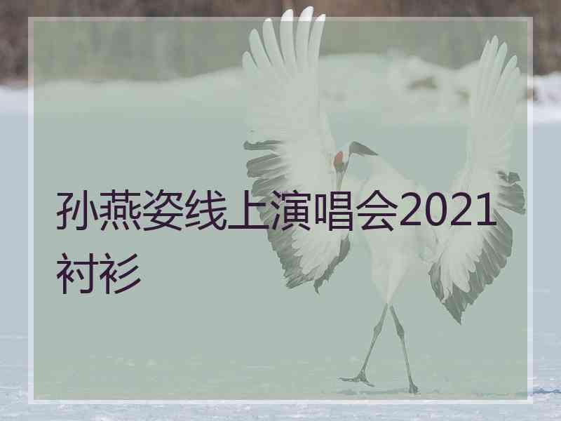 孙燕姿线上演唱会2021衬衫